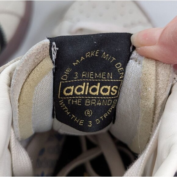Adidas Basket Profi Chalk White Men\'s Retro Leather High Tops Size 9 FX0350